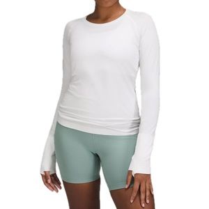 Lululemon Hawaii Exclusive White Swiftly Tech Long Sleeve 2.0 Size 12